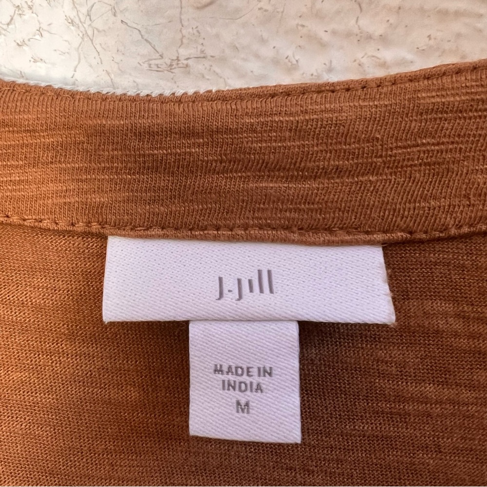 J. Jill Brown Embroidered Sleeveless Tank - Picture 7 of 7